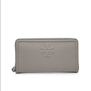 Tory Burch Thea Leather Multi-Gusset Zip Wallet
